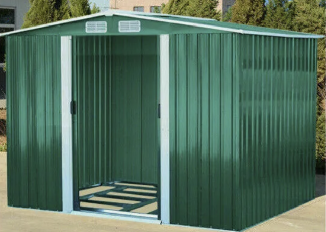 metal triple sized shed